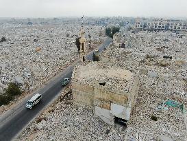 Destruction Of Al-Assali Neighborhood Following Opposition Displacement