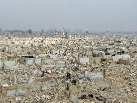 Destruction Of Al-Assali Neighborhood Following Opposition Displacement