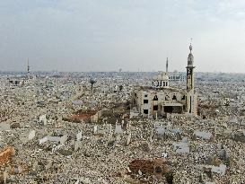 Destruction Of Al-Assali Neighborhood Following Opposition Displacement