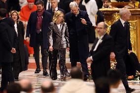 Pope Francis opens the Holy Door in St. Peter's Basilica for the Jubilee 2025, celebrates Christmas Mass in front of thousands o