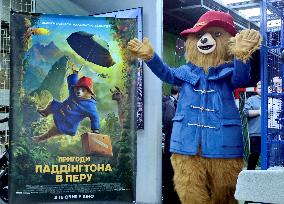 Paddington Bear visits Ukraine