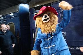 Paddington Bear visits Ukraine