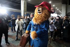 Paddington Bear visits Ukraine