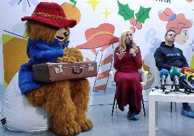 Paddington Bear visits Ukraine