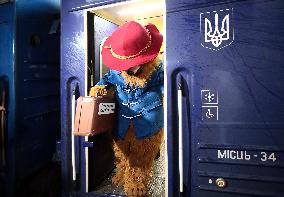 Paddington Bear visits Ukraine