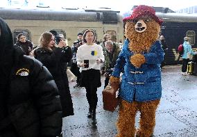 Paddington Bear visits Ukraine