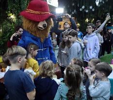 Paddington Bear visits Ukraine