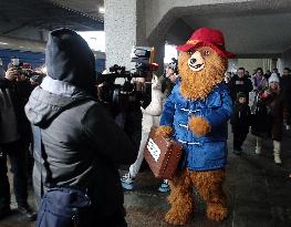 Paddington Bear visits Ukraine