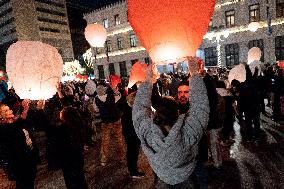 Christmas Eve With The 'Night Of Wishes' In Athens