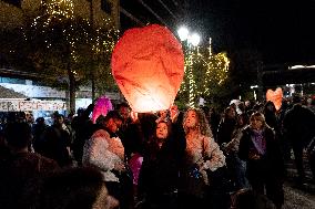 Christmas Eve With The 'Night Of Wishes' In Athens