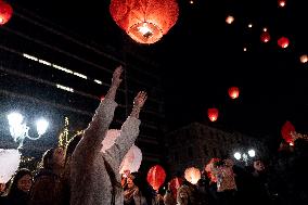 Christmas Eve With The 'Night Of Wishes' In Athens