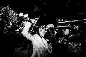 Night Of Wishes On Christmas Eve In Athens, Greece