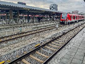 S-Bahn Trains At Munich East Station