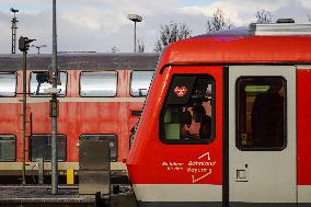 Deutsche Bahn Regional Train In Bavaria