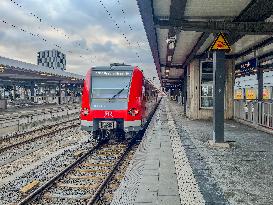 S-Bahn Trains At Munich East Station