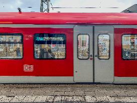 S-Bahn Trains At Munich East Station