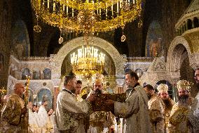 Divine Liturgy On Christmas Eve.