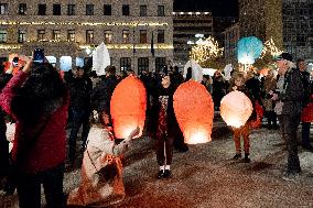 Christmas Eve With The 'Night Of Wishes' In Athens