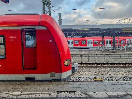 S-Bahn Trains At Munich East Station