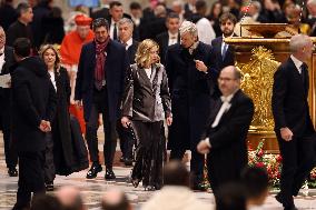 Pope Francis opens the Holy Door in St. Peter's Basilica for the Jubilee 2025, celebrates Christmas Mass in front of thousands o