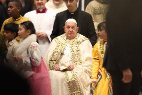 Pope Francis opens the Holy Door in St. Peter's Basilica for the Jubilee 2025, celebrates Christmas Mass in front of thousands o