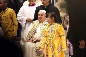 Pope Francis opens the Holy Door in St. Peter's Basilica for the Jubilee 2025, celebrates Christmas Mass in front of thousands o