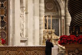 Pope Francis opens the Holy Door in St. Peter's Basilica for the Jubilee 2025, celebrates Christmas Mass in front of thousands o