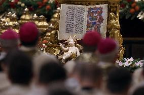 Pope Francis opens the Holy Door in St. Peter's Basilica for the Jubilee 2025, celebrates Christmas Mass in front of thousands o