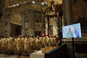 Pope Francis opens the Holy Door in St. Peter's Basilica for the Jubilee 2025, celebrates Christmas Mass in front of thousands o