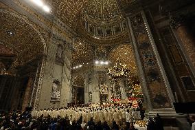 Pope Francis opens the Holy Door in St. Peter's Basilica for the Jubilee 2025, celebrates Christmas Mass in front of thousands o