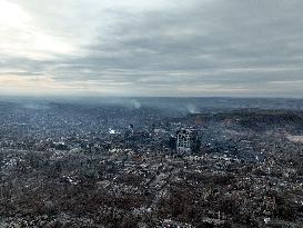 Aerial reconnaissance crew of Khyzhak special police unit destroys enemy in Toretsk