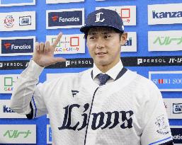 Baseball: Seibu Lions' Hirasawa