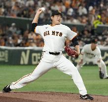 Baseball: Pitcher Tomoyuki Sugano