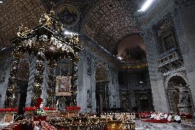 Pope Francis Leads Christmas Eve Mass - Vatican