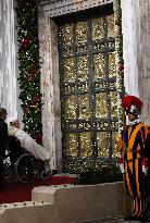 Pope Francis Opens Holy Door To Launch Jubilee 2025 - Vatican