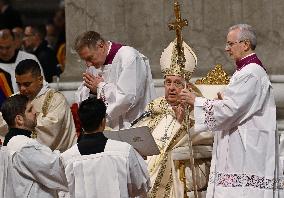 Pope Francis Leads Christmas Eve Mass - Vatican