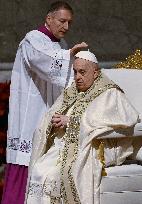 Pope Francis Leads Christmas Eve Mass - Vatican