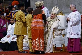 Pope Francis Leads Christmas Eve Mass - Vatican