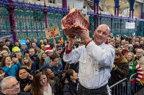 Smithfield Meat Market Christmas Eve Auction - London