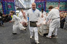 Smithfield Meat Market Christmas Eve Auction - London