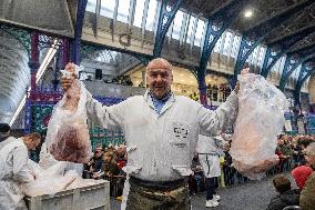 Smithfield Meat Market Christmas Eve Auction - London