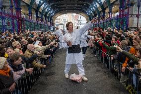 Smithfield Meat Market Christmas Eve Auction - London