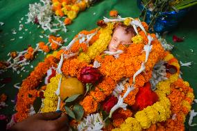 Christmas Celebration On The Outskirts Of Kolkata, India