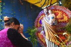 Christmas Celebration On The Outskirts Of Kolkata, India