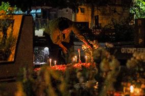 Portuguese Descendants' Cemetery Pilgrimage On Christmas Eve