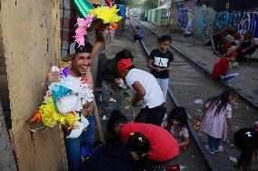 Migrants Spend Christmas Stranded In Mexico City