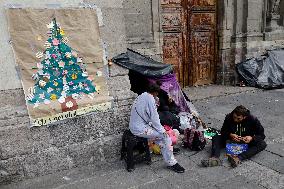 Migrants Spend Christmas Stranded In Mexico City