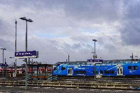 Parked Bavarian Regional Trains