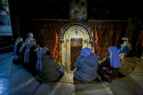 Atmosphere in Bethlehem Ahead Of Christmas Eve Procession - West Bank