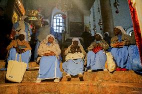 Atmosphere in Bethlehem Ahead Of Christmas Eve Procession - West Bank